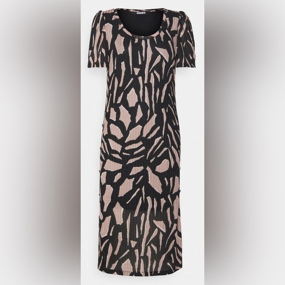 DKNY Printed Hacci Knit Dress - NWT - Size M - Picture 2 of 15
